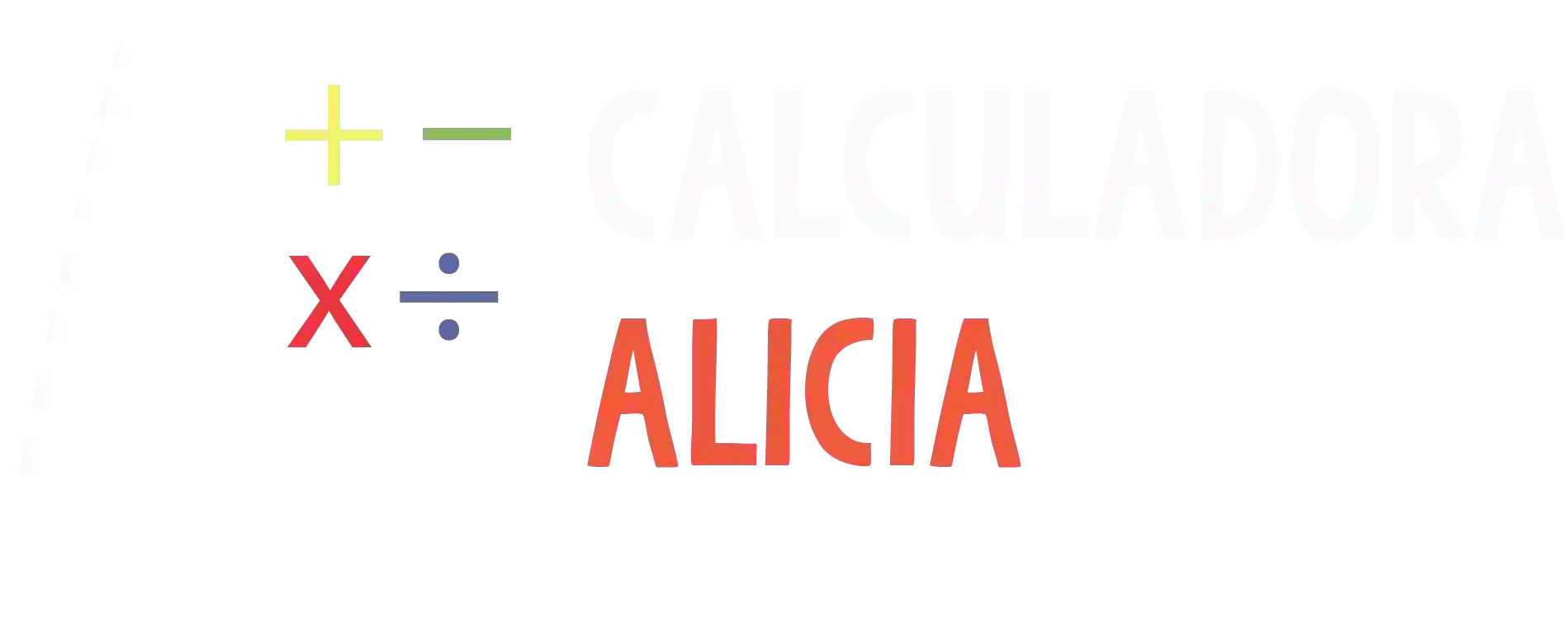 Calculadora de alicia