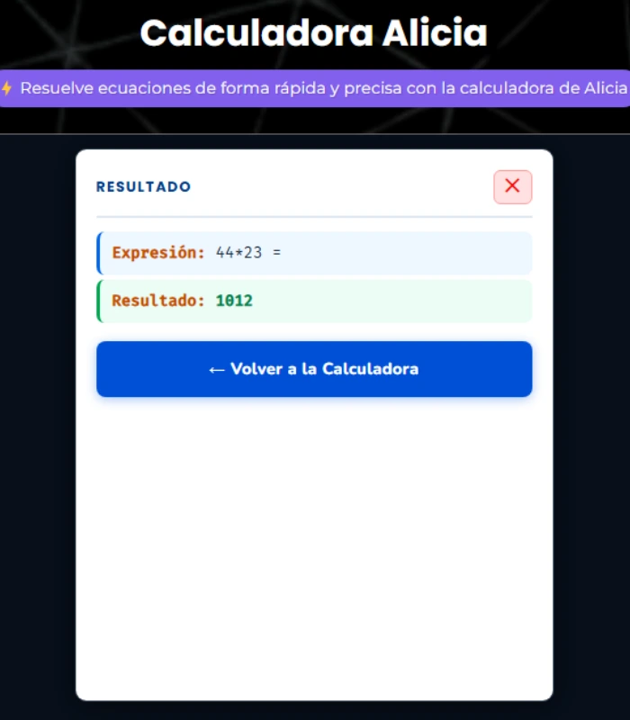 Multiplicación con Alicia